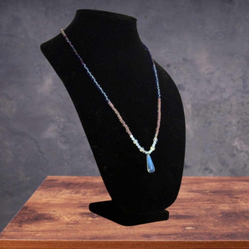Moonstone Beaded Necklace